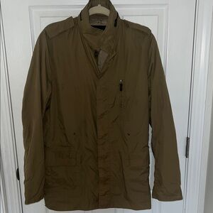 Ben Sherman Men's Military Field Jacket in Khaki